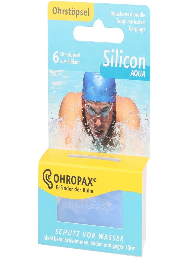 Ohropax Silicone Aqua Pack of 6 - Image 2